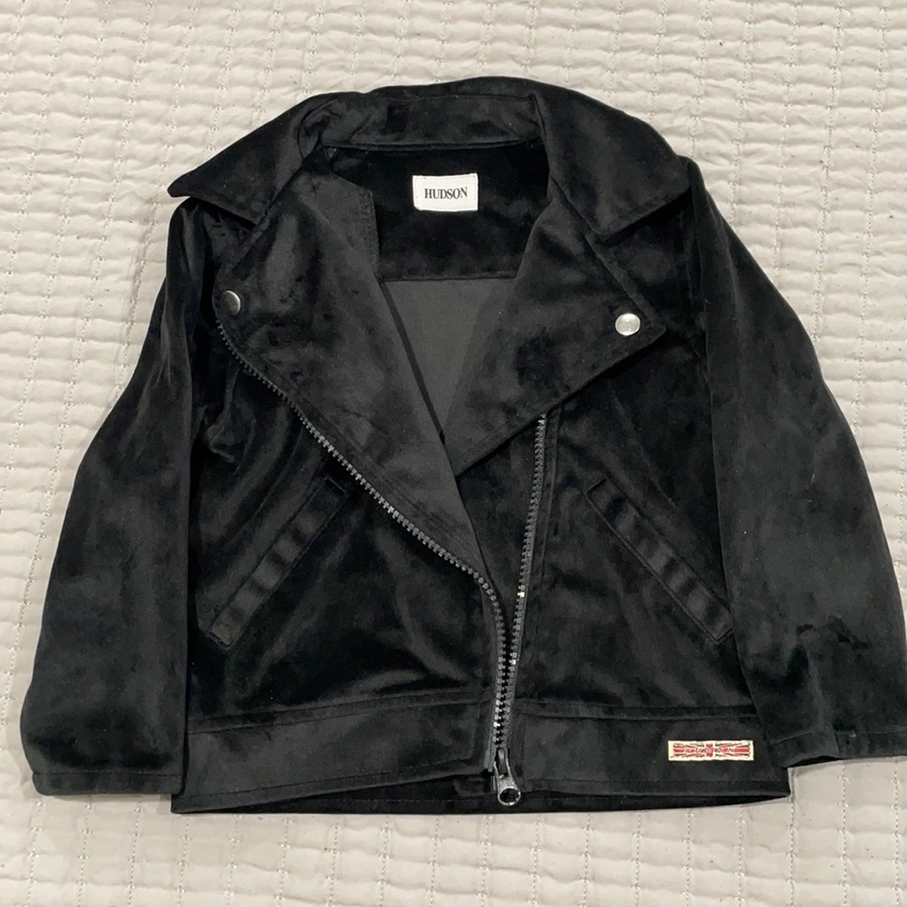 Black velvet jacket
